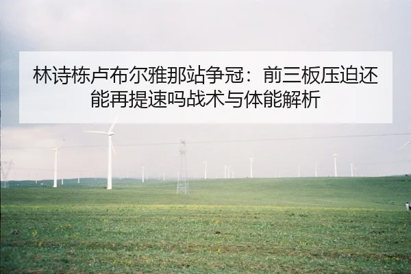 林诗栋卢布尔雅那站争冠：前三板压迫还能再提速吗战术与体能解析